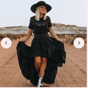 Im just out here trusting God shirt